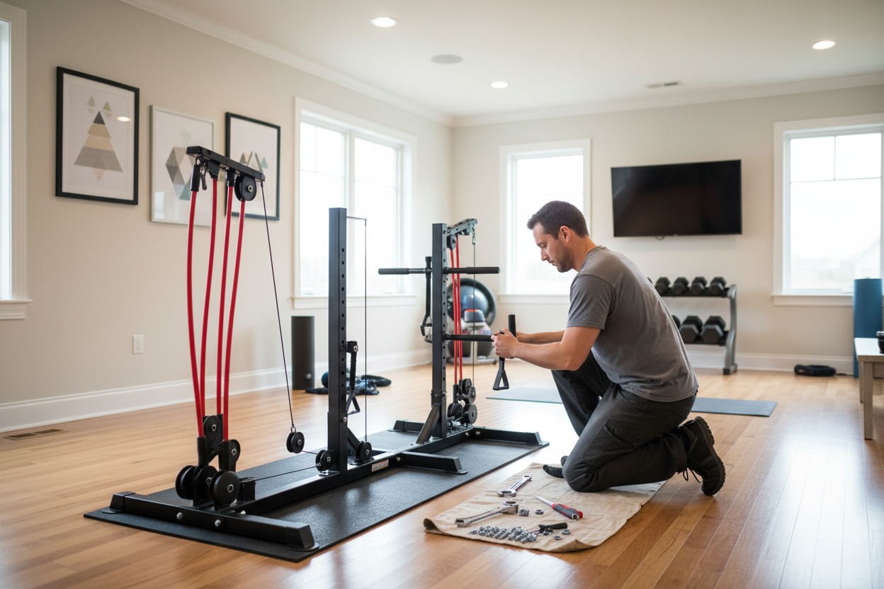 Fitness - Bowflex Home Gym Assembly