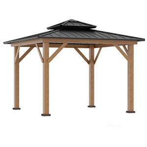 Gazebo - Metal Roof with Wood Frame - 8x8 image 0